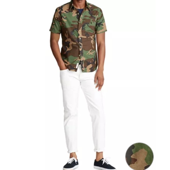 Polo Ralph Lauren Blue Label Classic Fit Camo M - Picture 6 of 8